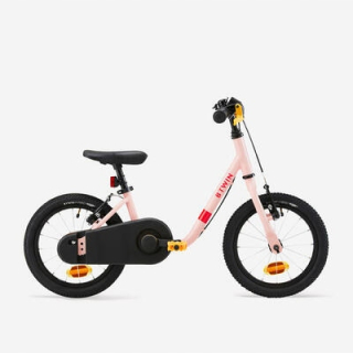 Detský balančný bicykel 2 v 1 Btwin 500 Discover 14"